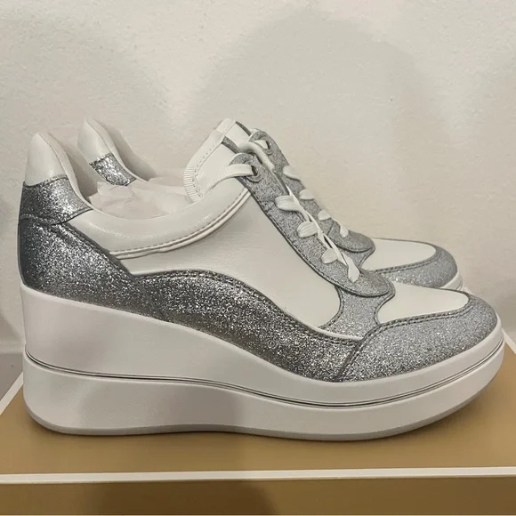 Michael Kors Womens Emmy Wedge Trainer - Picture 7 of 9